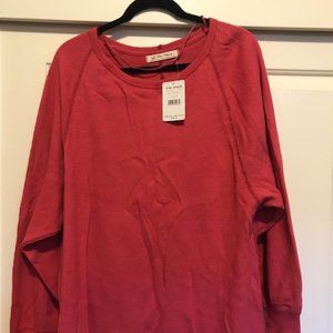 Free People - Amelia oversized thermal shirt